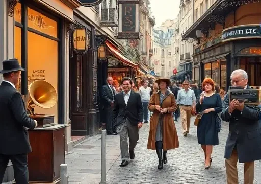 Городские звуки как инструмент для изучения исторической моды